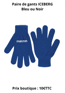 Paire de gants ICEBERG Macron