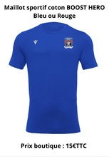 Charger l&#39;image dans la galerie, Maillot sportif en coton BOOST HERO Macron