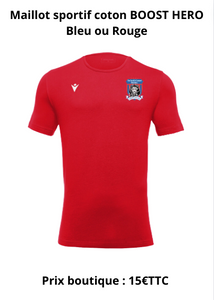 Maillot sportif en coton BOOST HERO Macron