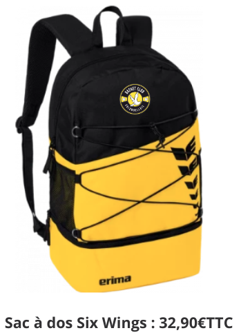 Sac de sport SIX WINGS avec compartiment inférieur