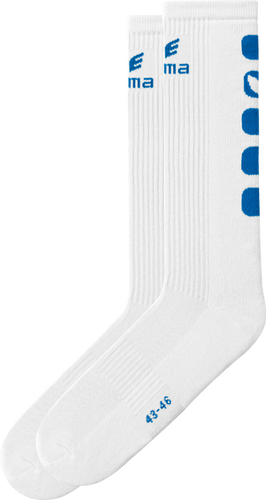 chaussettes hautes bleu royal blanc csfmv