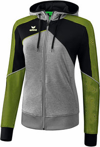 veste entraînement premium one 2.0 femme gris vert chiné