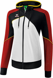 veste entraînement premium one 2.0 femme blanc noir rouge chiné
