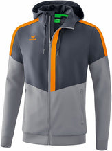 Charger l&#39;image dans la galerie, veste à capuche tracktop squad gris orange