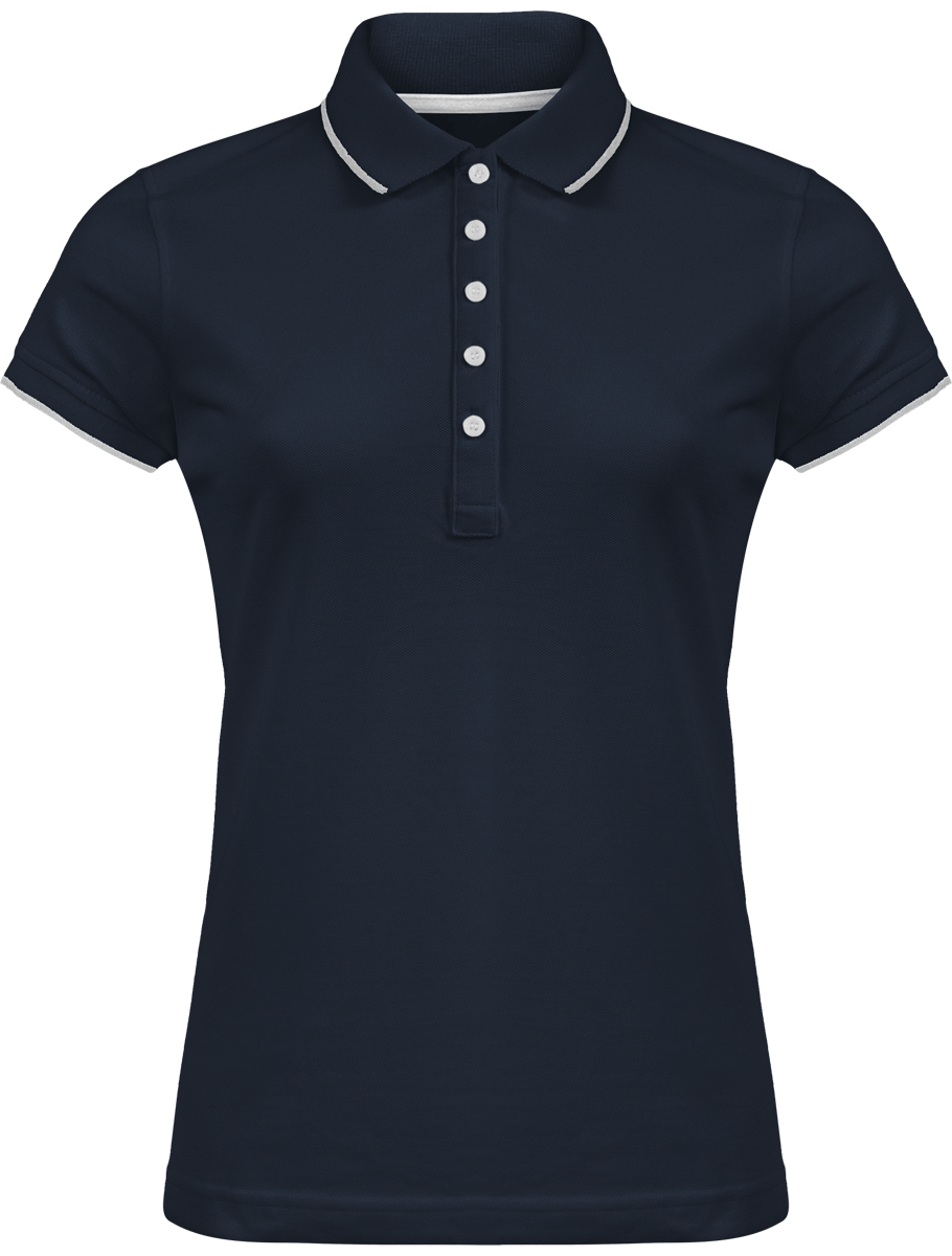 Polo Col Liseré Femme / Personnalisable