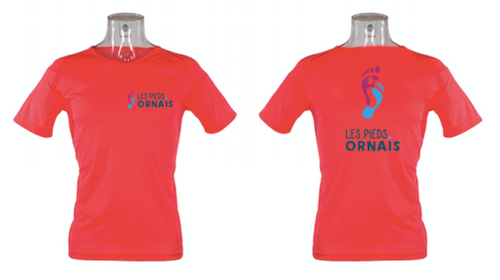 tshirt corail les pieds ornais