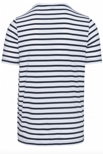 Tee-Shirt Rayé Marin avec poche Homme / Personnalisable