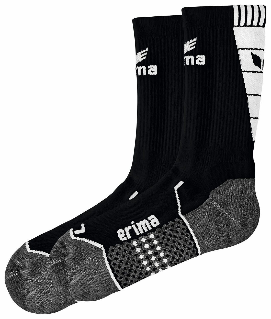 Chaussettes entraînement noir blanc