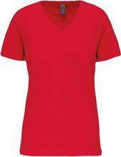 Charger l&#39;image dans la galerie, Tee-Shirt Bio col V Femme / Personnalisable