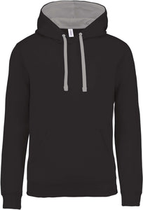 Sweat-Shirt à Capuche Contrastée Homme / personnalisable