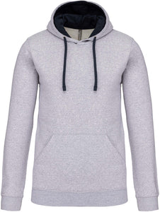 Sweat-Shirt à Capuche Contrastée Homme / personnalisable