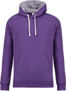 Sweat-Shirt à Capuche Contrastée Homme / personnalisable