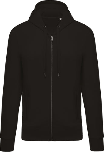 Sweat-Shirt Bio zippé capuche Homme / Personnsalisable