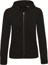 Charger l&#39;image dans la galerie, Sweat-Shirt Bio zippé capuche Femme / Personnsalisable
