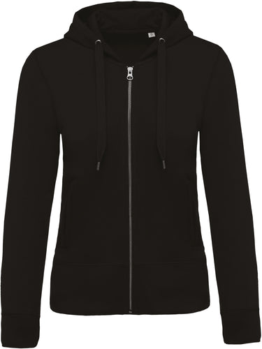 Sweat-Shirt Bio zippé capuche Femme / Personnsalisable