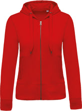 Charger l&#39;image dans la galerie, Sweat-Shirt Bio zippé capuche Femme / Personnsalisable