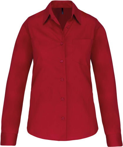 Chemise popeline Manches Longues Femme / Personnalisable