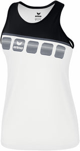 débardeur femme blanc noir