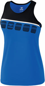 débardeur femme bleu noir