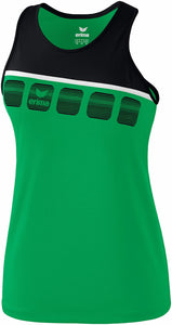 débardeur femme vert noir