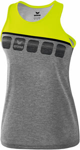 débardeur femme gris vert