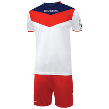 Charger l&#39;image dans la galerie, ensemble maillot interlock blanc rouge