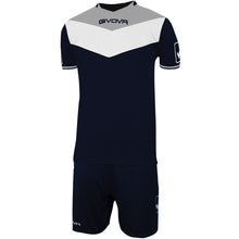 Charger l&#39;image dans la galerie, ensemble maillot interlock marine blanc