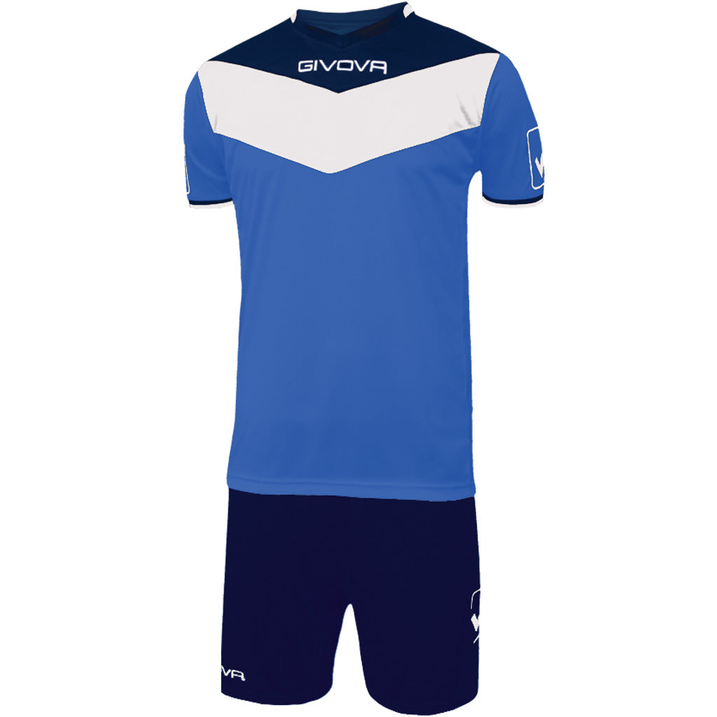 ensemble maillot interlock new royal blanc