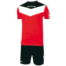 Charger l&#39;image dans la galerie, ensemble maillot interlock rouge blanc noir