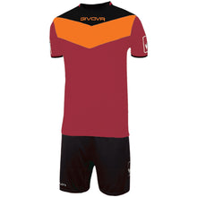 Charger l&#39;image dans la galerie, ensemble maillot interlock rouge orange