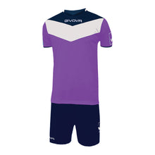 Charger l&#39;image dans la galerie, ensemble maillot interlock violet blanc