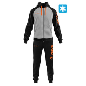 ensemble super king noir gris orange