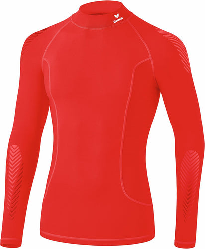 longsleeve col montant rouge