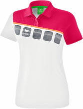 Charger l&#39;image dans la galerie, polo femme 5-C blanc rose
