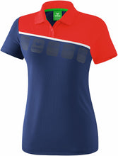 Charger l&#39;image dans la galerie, polo femme 5-C new nvay rouge
