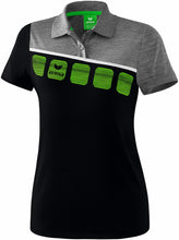 Charger l&#39;image dans la galerie, polo femme 5-C noir gris