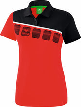 Charger l&#39;image dans la galerie, polo femme 5-C rouge noir