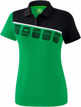 Charger l&#39;image dans la galerie, polo femme 5-C vert noir