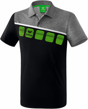 Charger l&#39;image dans la galerie, polo homme 5-C noir gris