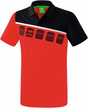 Charger l&#39;image dans la galerie, polo homme 5-C rouge noir