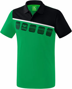 polo homme 5-C vert noir