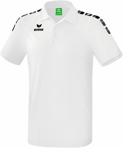 polo homme essential 5-C blanc