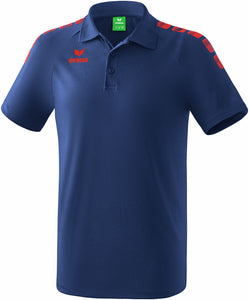 polo homme essential 5-C new navy rouge
