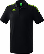 Charger l&#39;image dans la galerie, polo homme essential 5-C noir vert