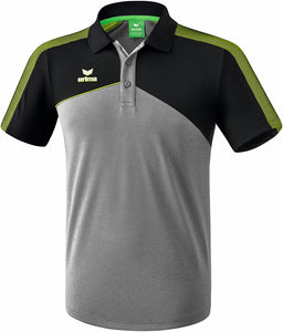 polo homme premium one 2.0 gris noir vert