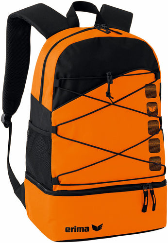 sac à dos compartiment club 5 orange
