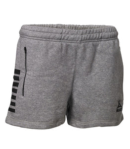 short sweat Oxford femme gris