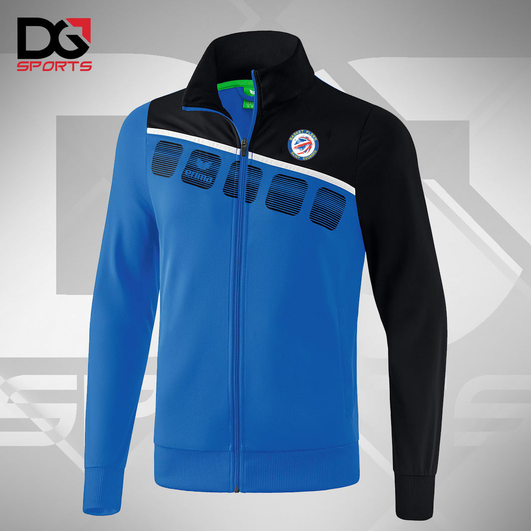 veste polyester bleu royal noir bfsg