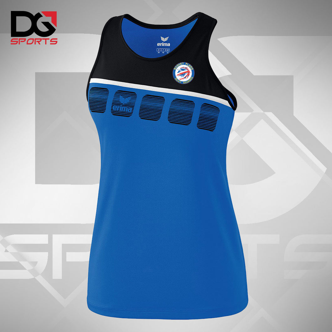 débardeur femme bleu royal noir bfsg