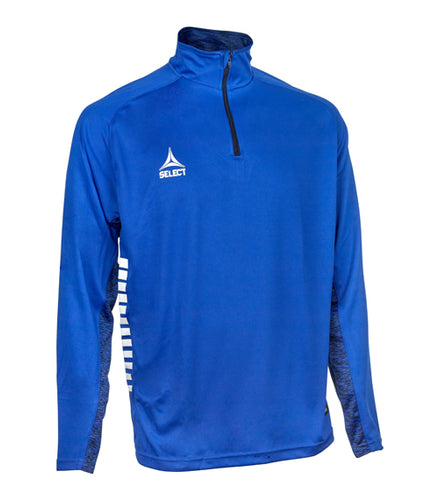 sweat 1/2 zip spain bleu